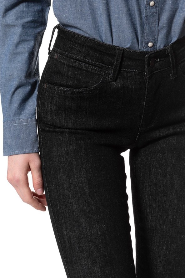 WRANGLER SKINNY RINSE BLACK W28KHS32R 112128275