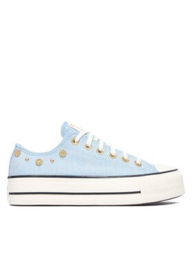 Converse Trampki Chuck Taylor All Star Heathered Glam A17596C Niebieski