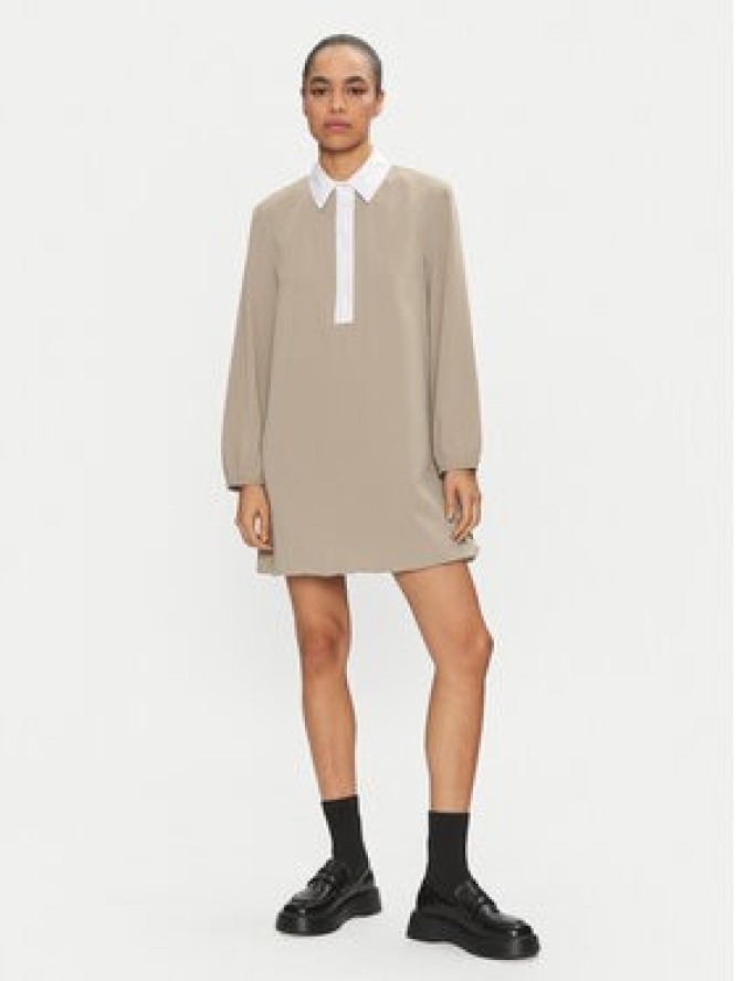 Please Sukienka codzienna A12YCSI000 Beżowy Loose Fit