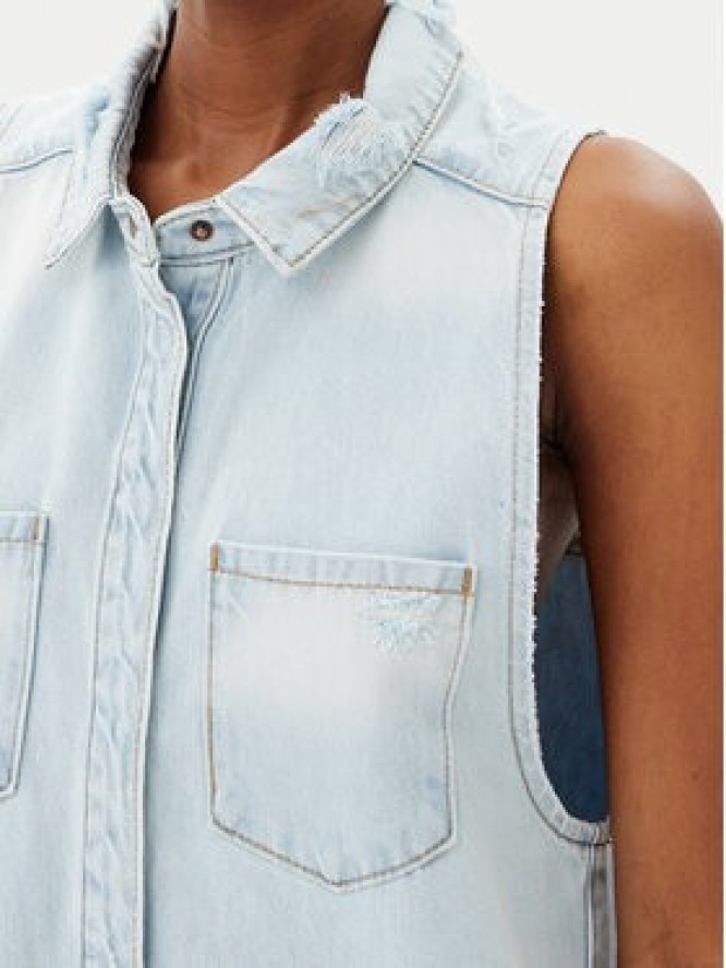 One Teaspoon Sukienka jeansowa Braxton 25354 Błękitny Regular Fit