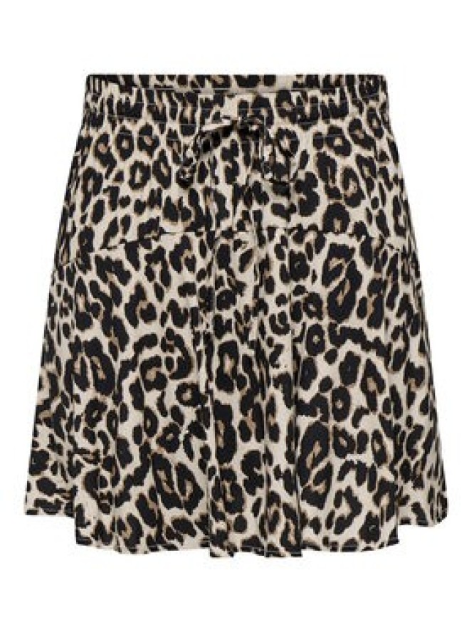 ONLY Spódnica mini 15322967 Brązowy Regular Fit