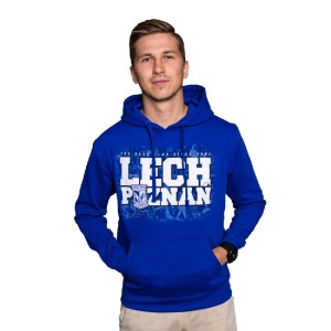 Bluza Lech Poznań "THE BEST CLUB" Niebieska