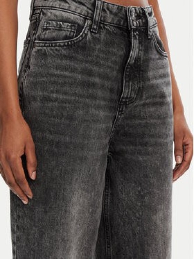 HUGO Jeansy Gevane 50530309 Czarny Wide Leg