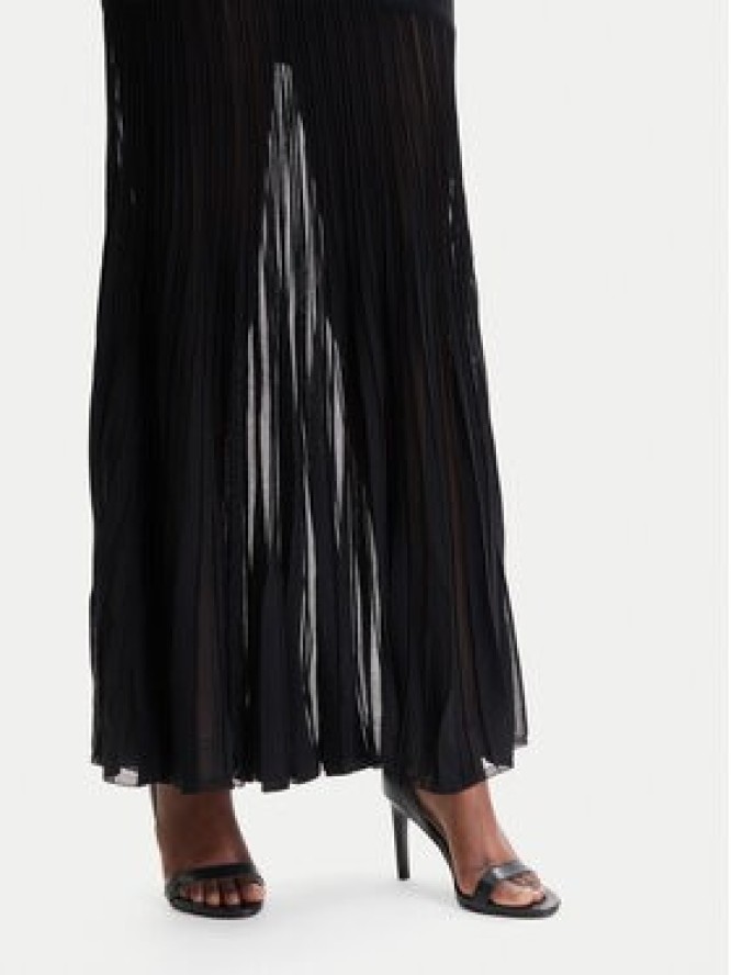 MICHAEL Michael Kors Sukienka dzianinowa MR683BSBFD Czarny Slim Fit