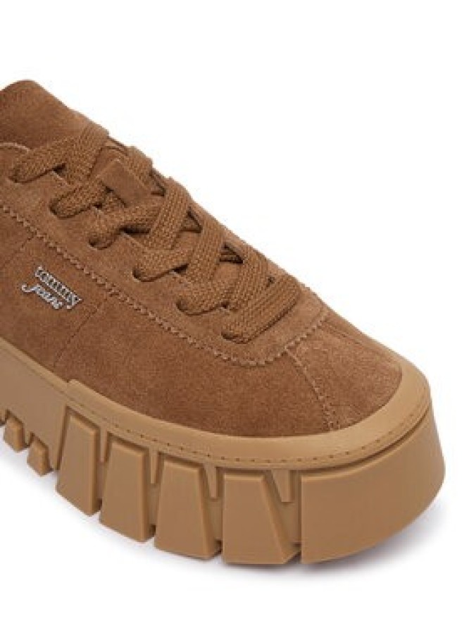 Tommy Jeans Sneakersy Platform Sneaker EN0EN03132 Brązowy