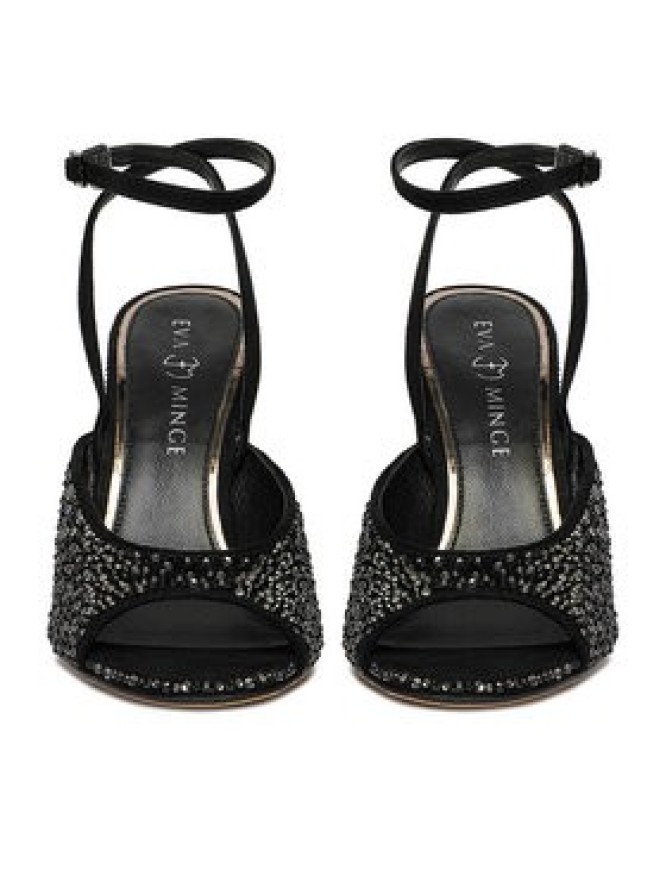 Eva Minge Sandały EO-ZOYA-LT1985-1 Czarny