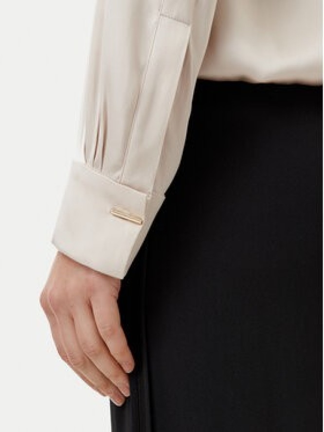 Motivi Bluzka 2732W000635N Écru Relaxed Fit