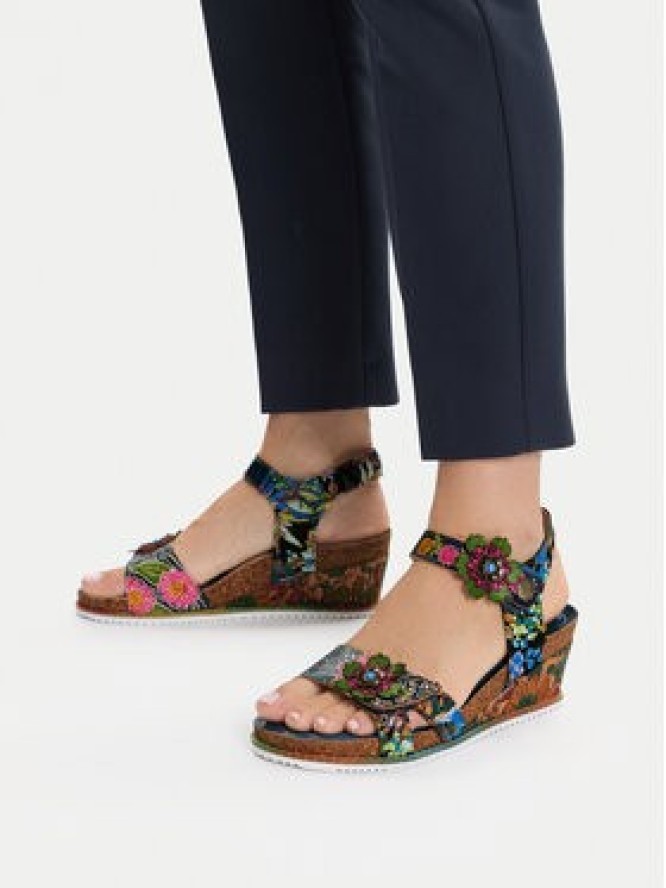 Laura Vita Sandały Bonito 13 Granatowy