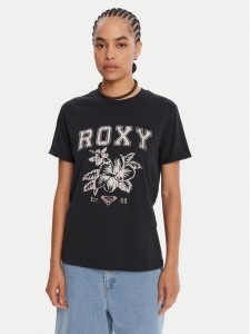 Roxy T-Shirt Oceanregular Poster ERJZT06017 Granatowy Regular Fit