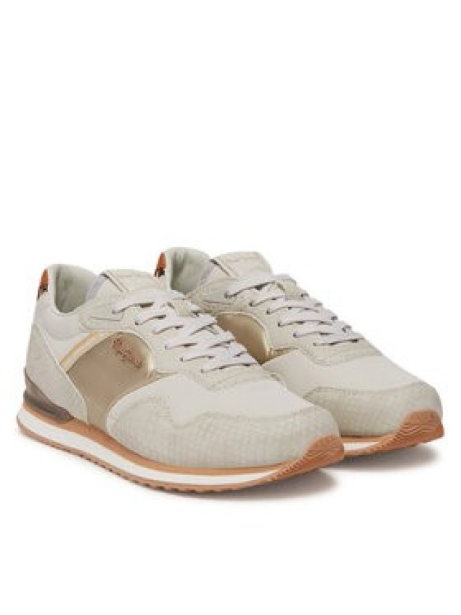 Pepe Jeans Sneakersy London Mix PLS40044 Biały