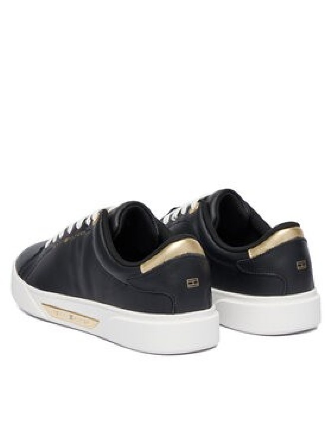 Tommy Hilfiger Sneakersy Essential Chic Court Sneaker FW0FW09019 Czarny