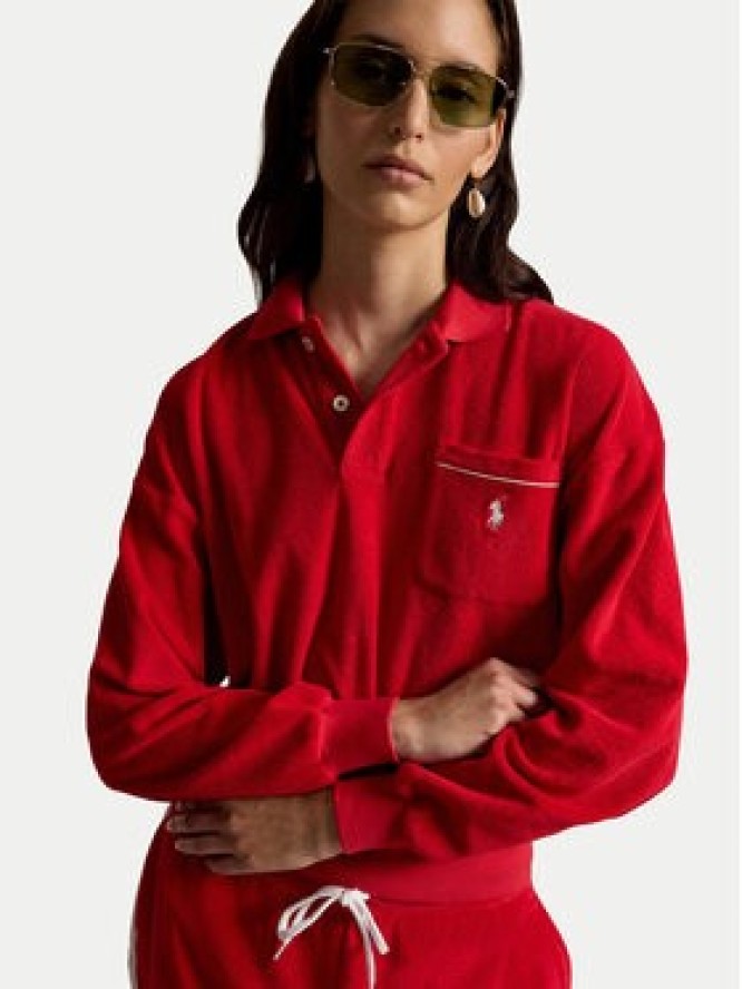 Polo Ralph Lauren Bluza 211A12737003 Czerwony Relaxed Fit