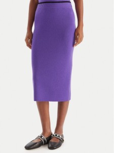 PINKO Spódnica midi 105489 A2Q9 W21 Fioletowy Regular Fit