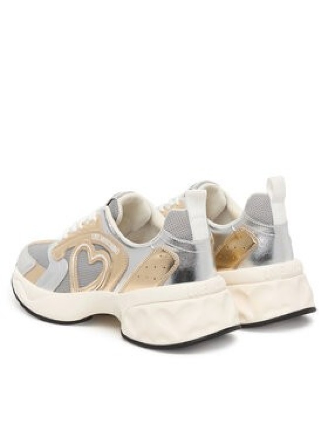 LOVE MOSCHINO Sneakersy JA15456G0OIQC90A Biały