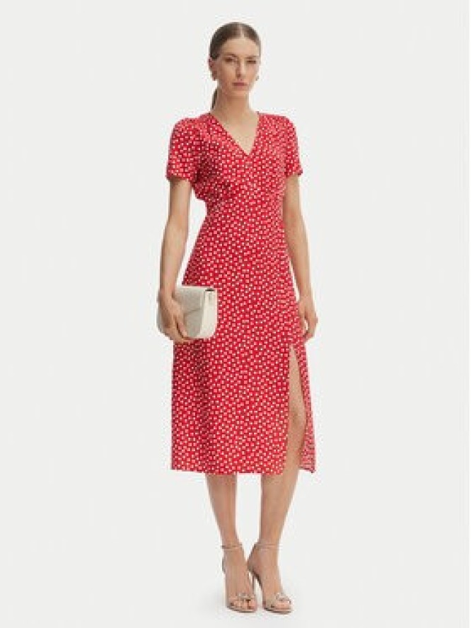 Morgan Sukienka codzienna 261-ROIS Czerwony Regular Fit