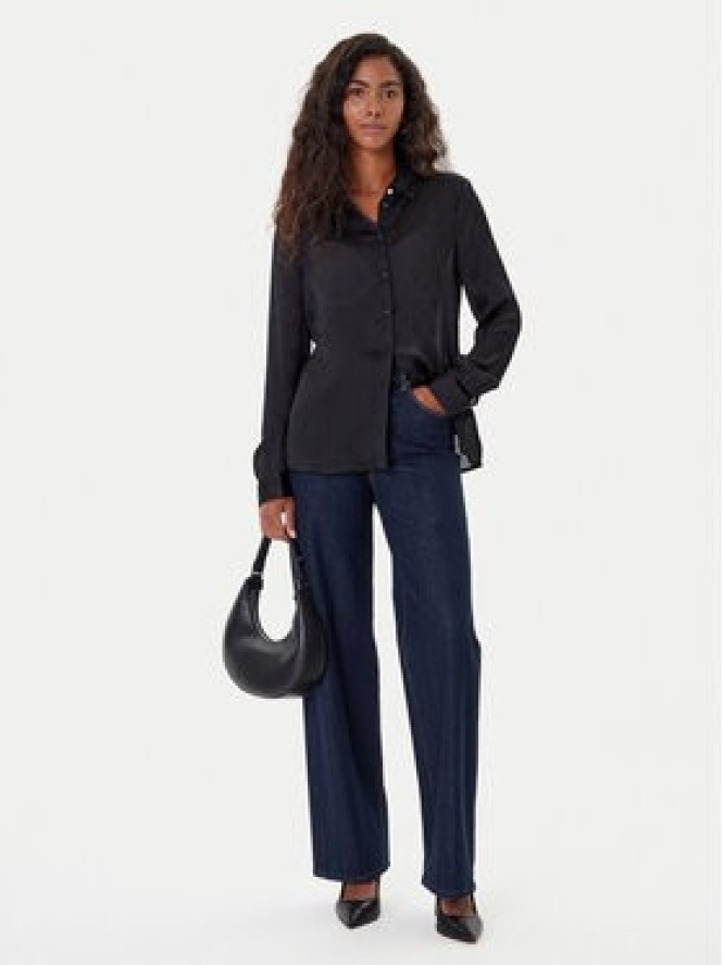 Guess Koszula W5YH1A WHCR2 Czarny Regular Fit
