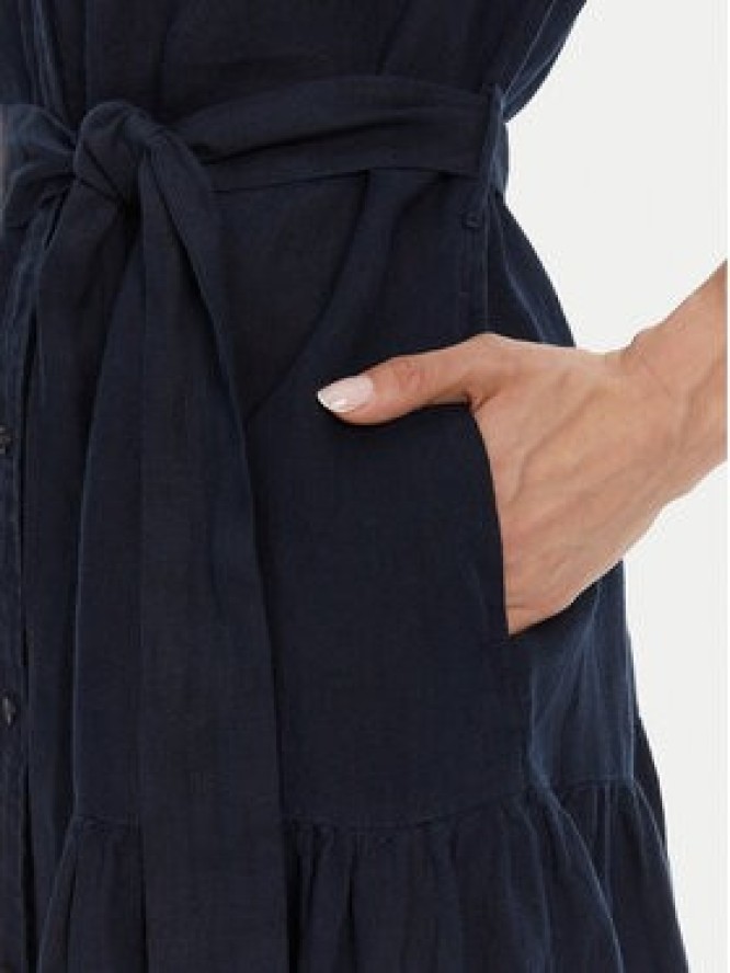 Gant Sukienka koszulowa 4503434 Granatowy Regular Fit