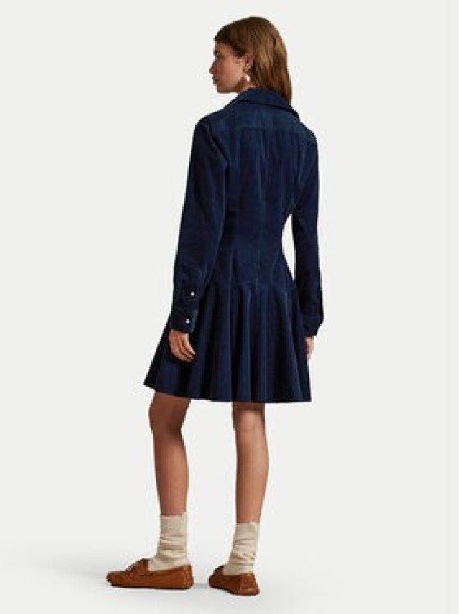 Polo Ralph Lauren Sukienka koszulowa 211972069004 Granatowy Regular Fit