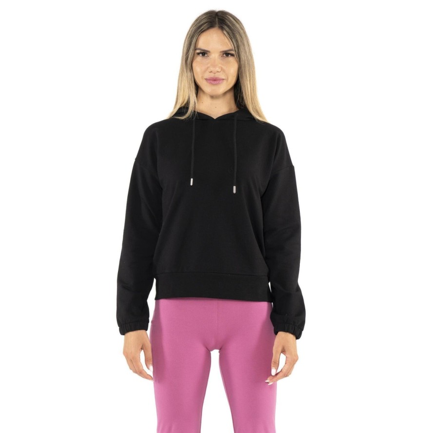 Bluza z bawełna z kaptur na co dzień na siłownię