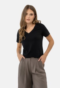 Koszulka z dekoltem w serek T-LEA