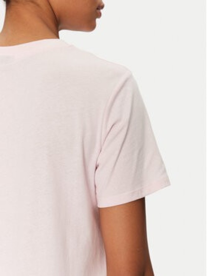 Pieces T-Shirt Skylar 17155376 Różowy Regular Fit
