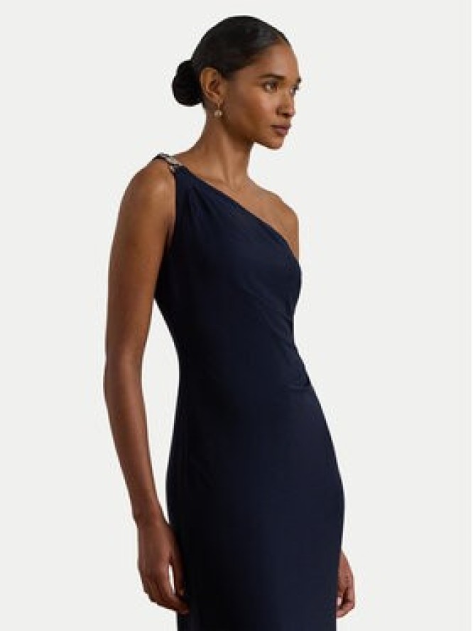 LAUREN RALPH LAUREN Sukienka wieczorowa 253980922002 Granatowy Slim Fit