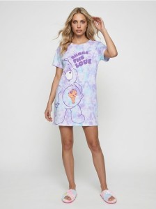 Pluszowe kapcie Care Bears - wielobarwny