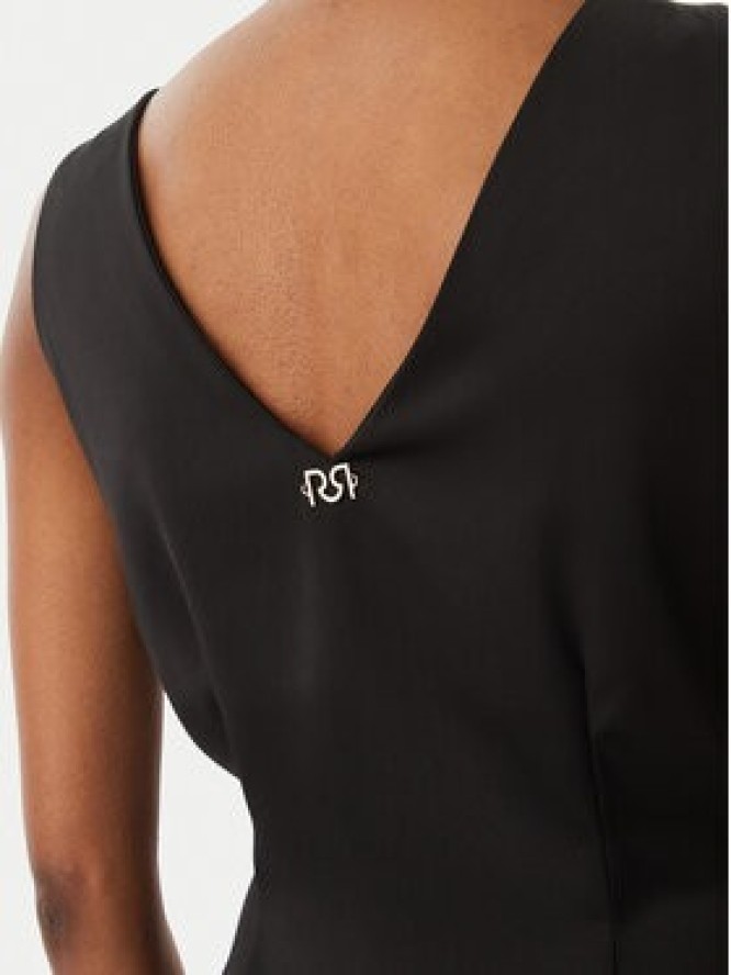 Rinascimento Sukienka koktajlowa CFC0122928003 Czarny Regular Fit