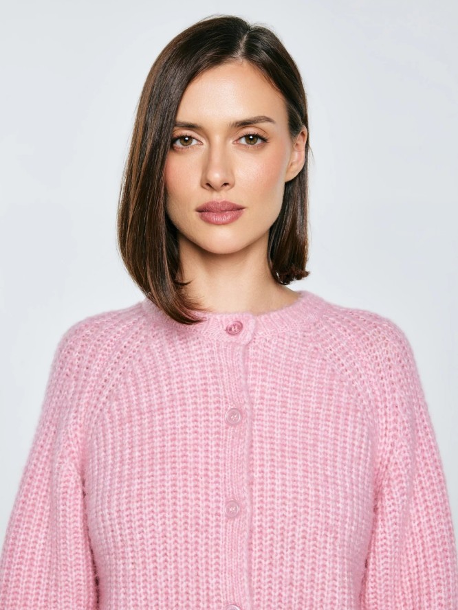 Kardigan damski różowy Rosina 600