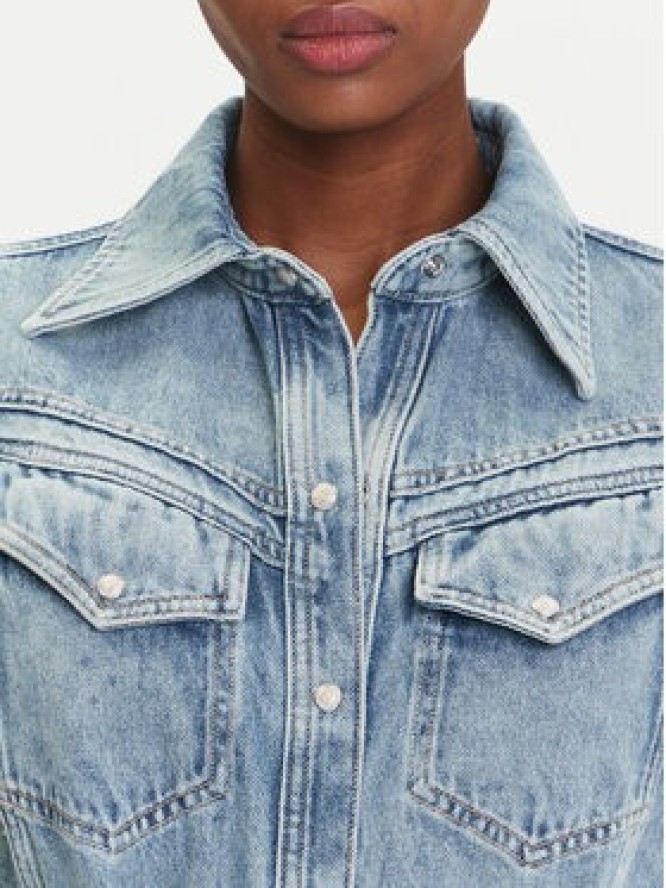 BOSS Sukienka jeansowa 50546068 Niebieski Regular Fit