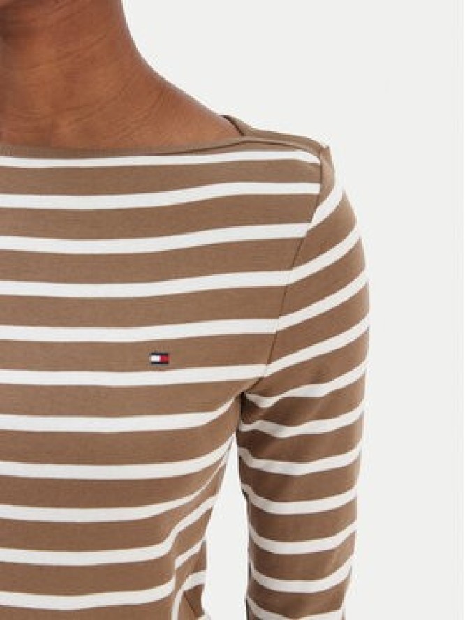 Tommy Hilfiger Bluzka New Cody WW0WW40589 Beżowy Slim Fit