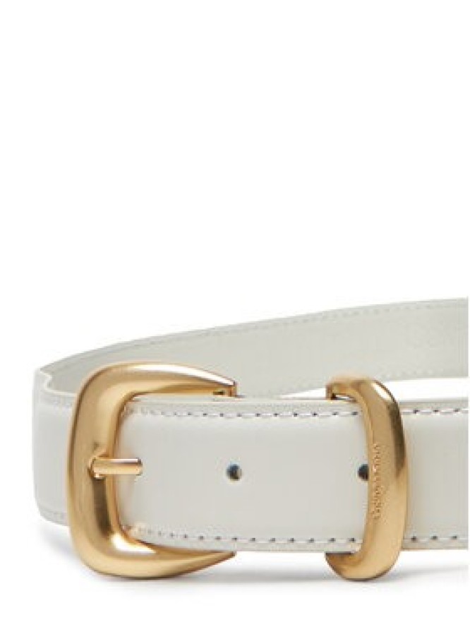 Calvin Klein Pasek Damski Sarah 2 Piece Logo Buckle Belt 25Mm LV04K7012G Biały