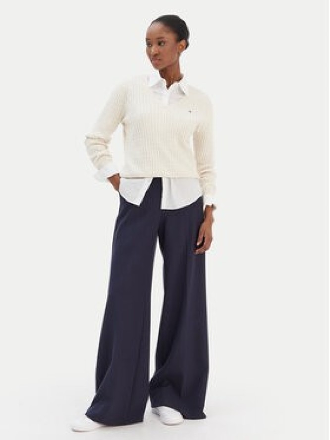 Tommy Hilfiger Sweter WW0WW44987 Beżowy Regular Fit