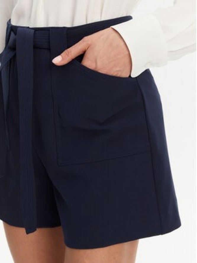 Guess Szorty materiałowe W5GD0I WH9Y2 Granatowy Loose Fit