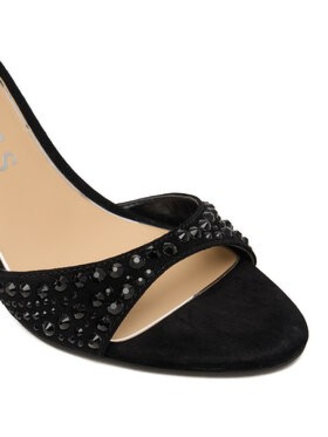 Guess Sandały FLTSNA SUE03 Czarny