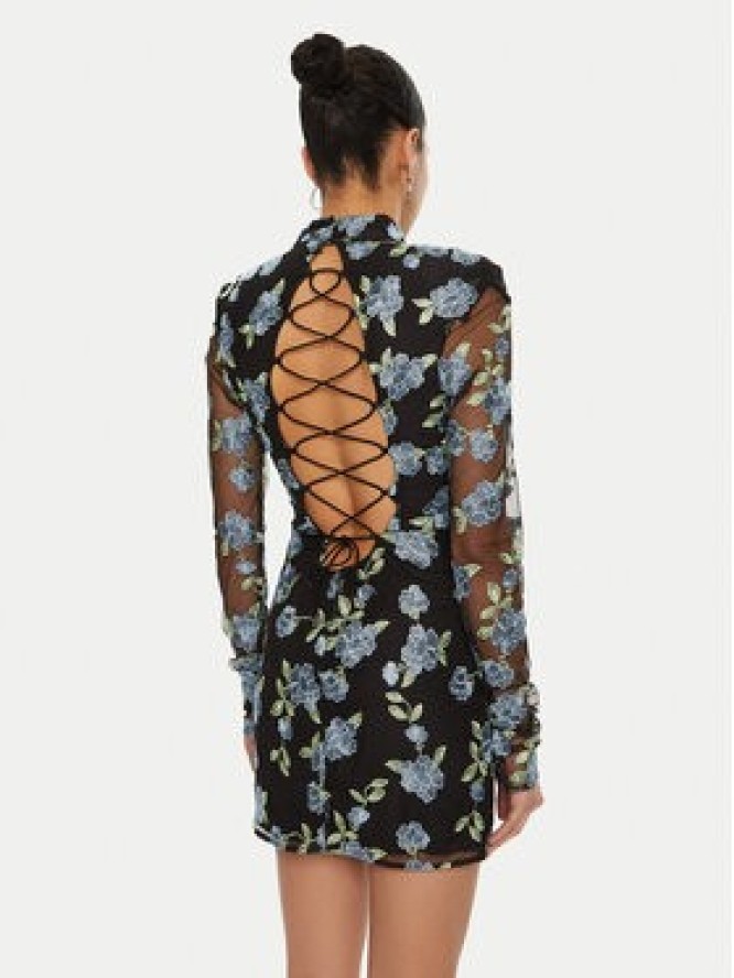 ROTATE Sukienka codzienna 113897 Czarny Regular Fit