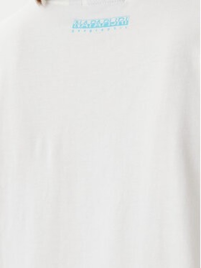 Napapijri T-Shirt S-Nice NP0A4IG4 Écru Regular Fit