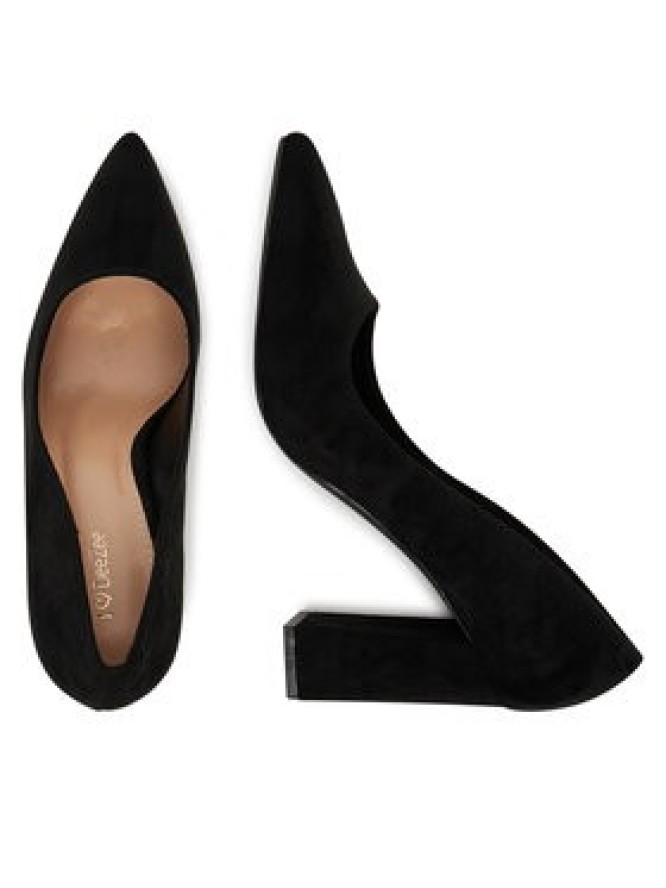 DeeZee Czółenka XLO-BLACK SU Czarny