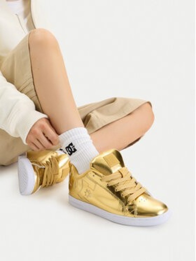 DC Shoes Sneakersy EO-COURT GRAFFIK DC01662116 Złoty