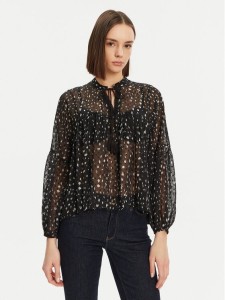 ONLY Bluzka Aida 15283695 Czarny Loose Fit