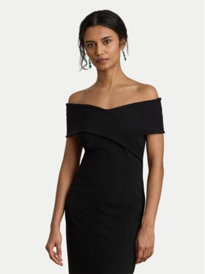 LAUREN RALPH LAUREN Sukienka wieczorowa 253P13931001 Czarny Slim Fit