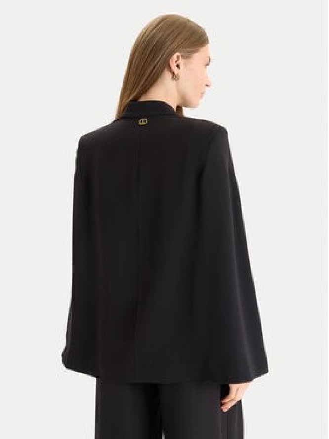 TWINSET Marynarka 252TT2400 Czarny Wide Fit