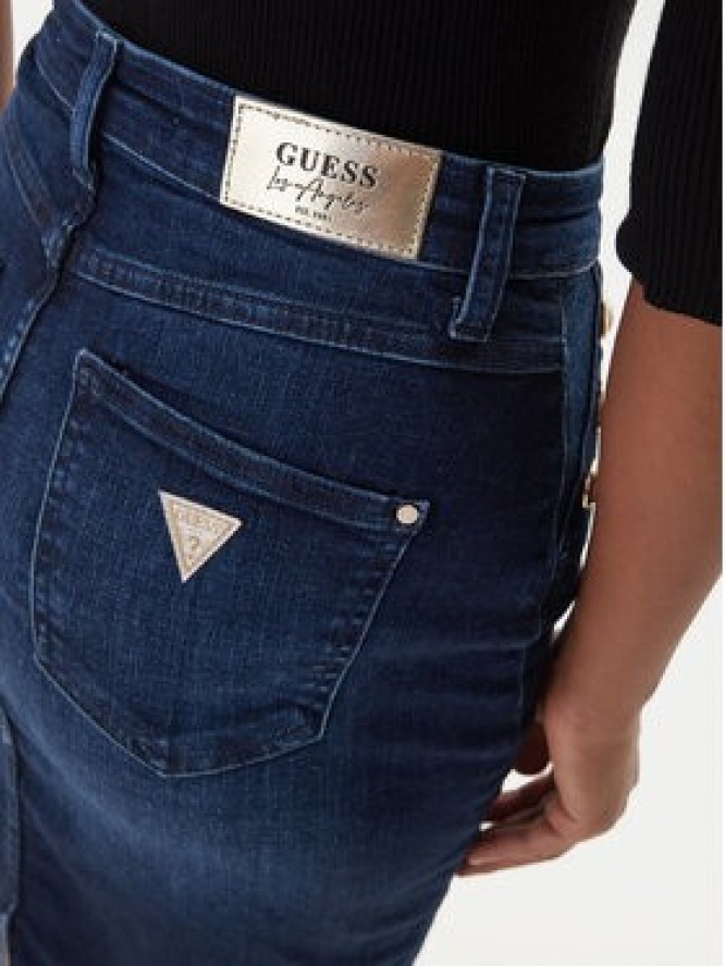 Guess Spódnica jeansowa W5BD1T D0791 Niebieski Regular Fit