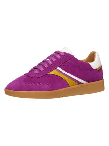 Geox Skórzane sneakersy "Meleda" w kolorze fioletowym rozmiar: 38