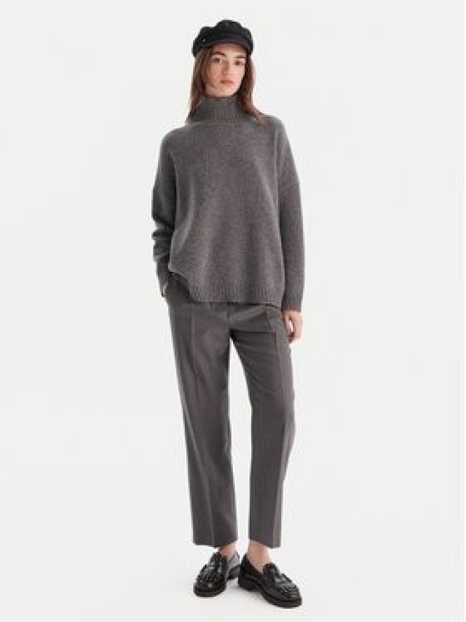 Weekend Max Mara Spodnie materiałowe Hataley 2525136022 Szary Regular Fit