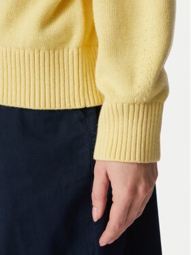 Tommy Jeans Sweter Flag DW0DW23450 Żółty jasny Regular Fit