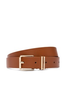 Tommy Hilfiger Pasek Th Square 2.5 AW0AW18692 Brązowy
