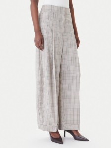 BOSS Spodnie materiałowe Telda1 50553949 Beżowy Oversize