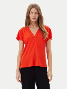 Vero Moda Bluzka Bella 10327551 Czerwony Regular Fit