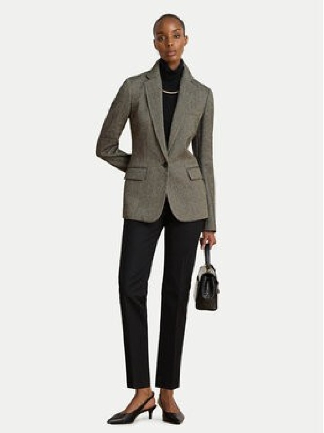 LAUREN RALPH LAUREN Spodnie materiałowe 200P14610003 Czarny Slim Fit